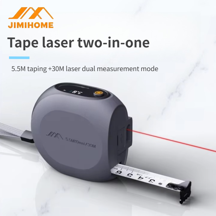 Laser Distance Measure - JIMIHOME Laser Tape Measure Laser Rangefinder