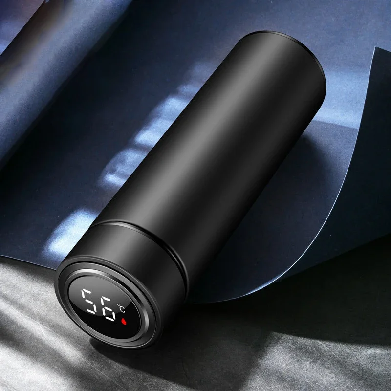 Smart Water Bottle Tracker - 500ML Smart Thermos Cup with LED