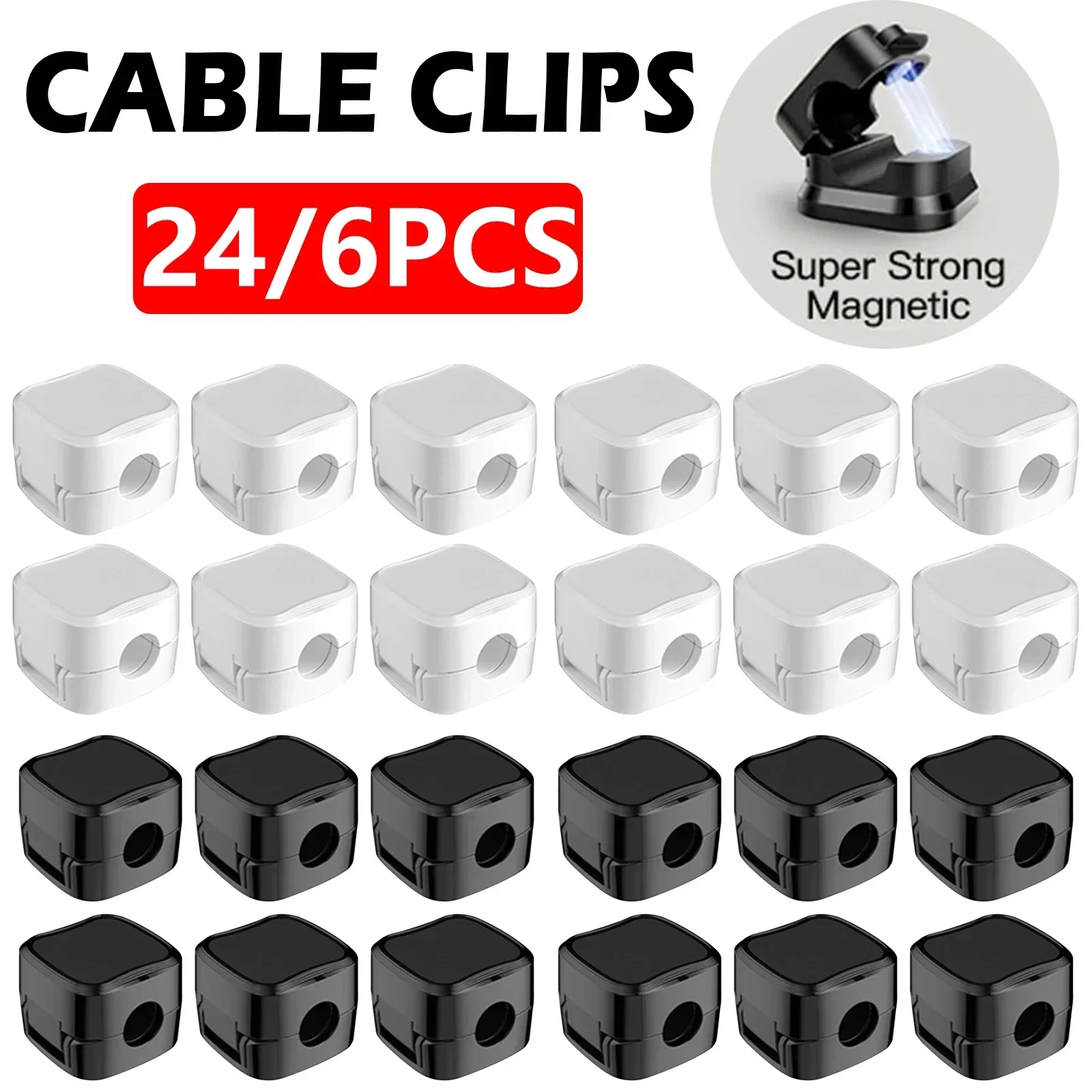 6/12/24PCS Magnetic Cable Orga - Magnetic Charging Cable ulasan dan harga