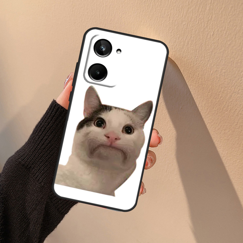 Beluga Cat Meme Face Smiling C - Realme C67 ulasan dan harga