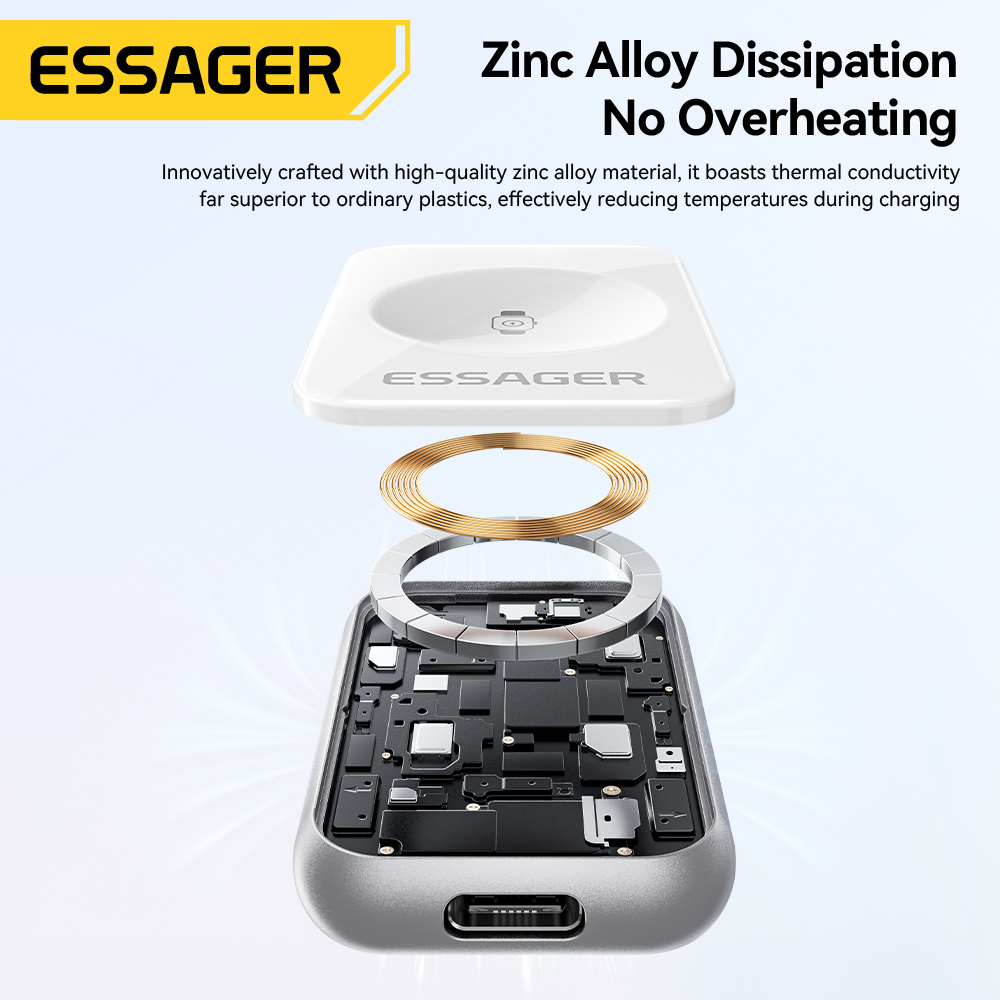 Essager 5W Magnetic Wireless C - Magnetic Charging Cable ulasan dan harga