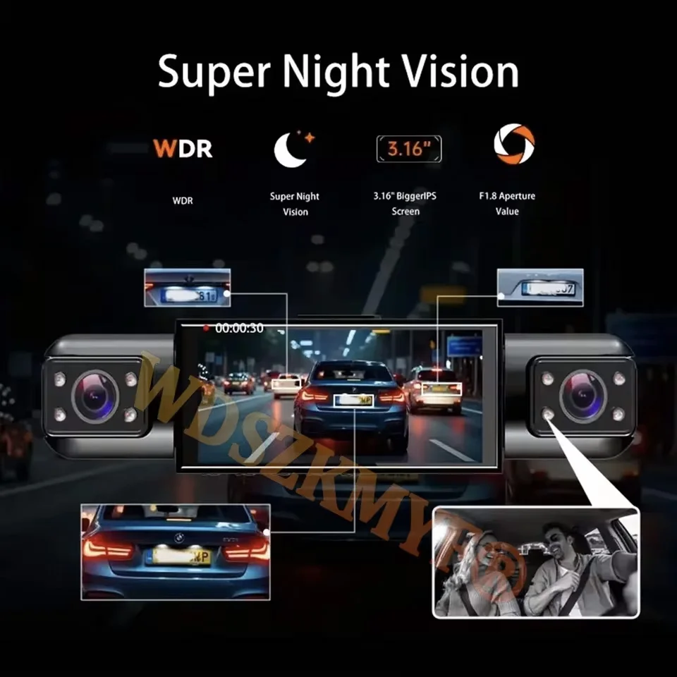360° Panoramic DashCam 1080P 3 - Panoramic Dash Cam 360 ulasan dan harga
