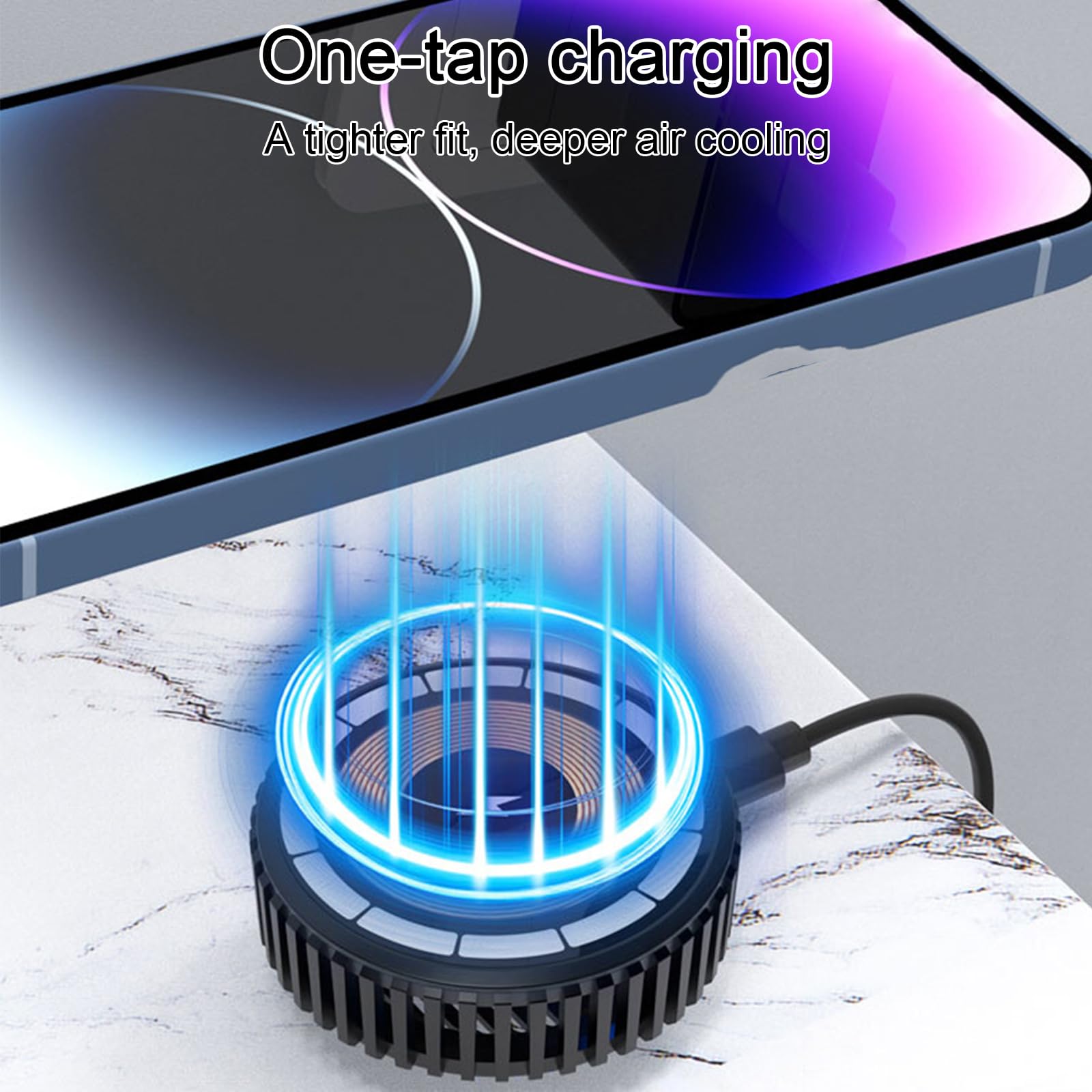 15W Wireless Charger with Auxi - Magnetic Charging Cable ulasan dan harga