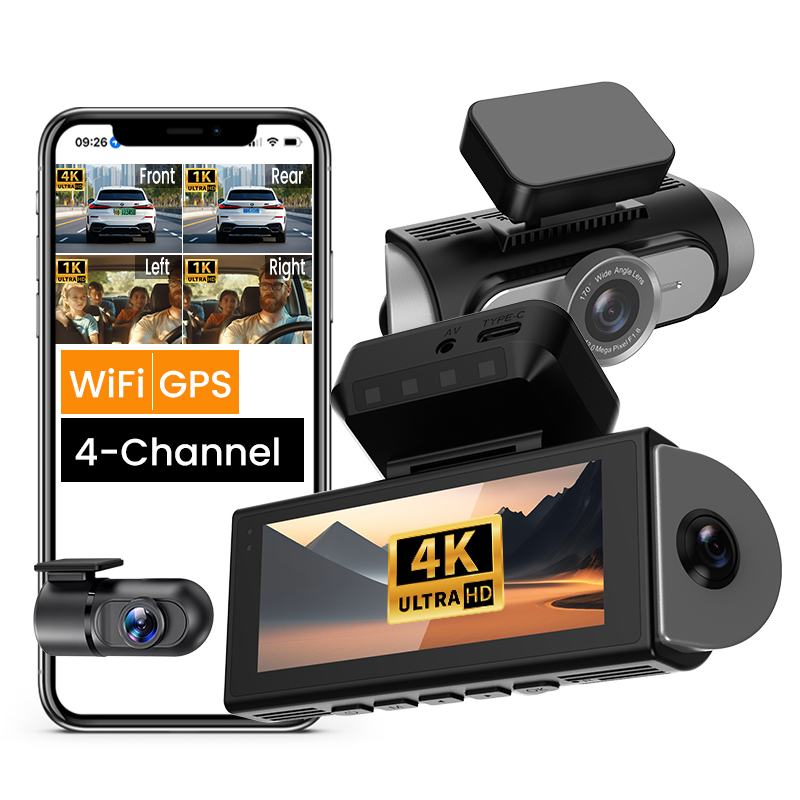 2026 WiFi GPS Car DVR Cam Vide - Panoramic Dash Cam 360 ulasan dan harga