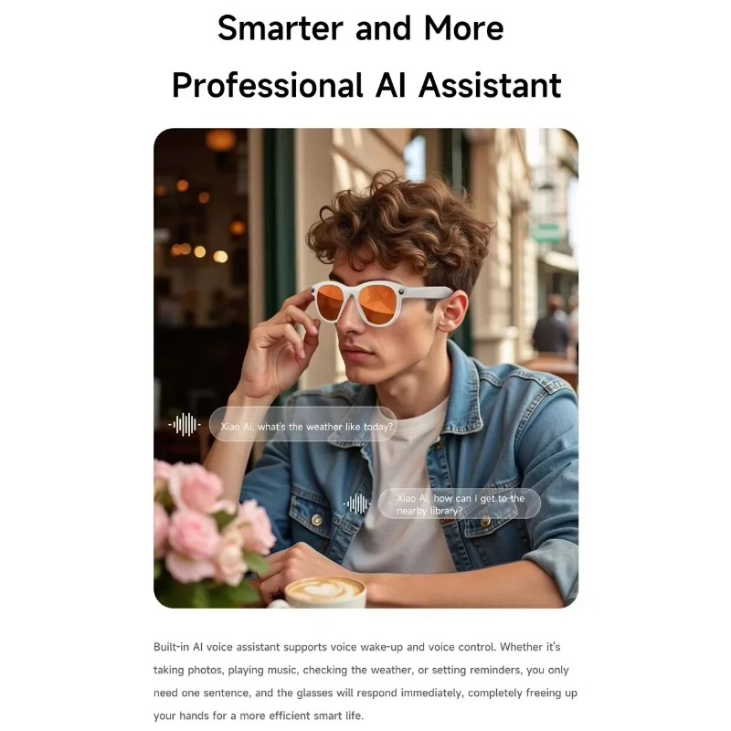 8KHD Smart AI Glasses Color Ch - Smart Glasses Ar ulasan dan harga