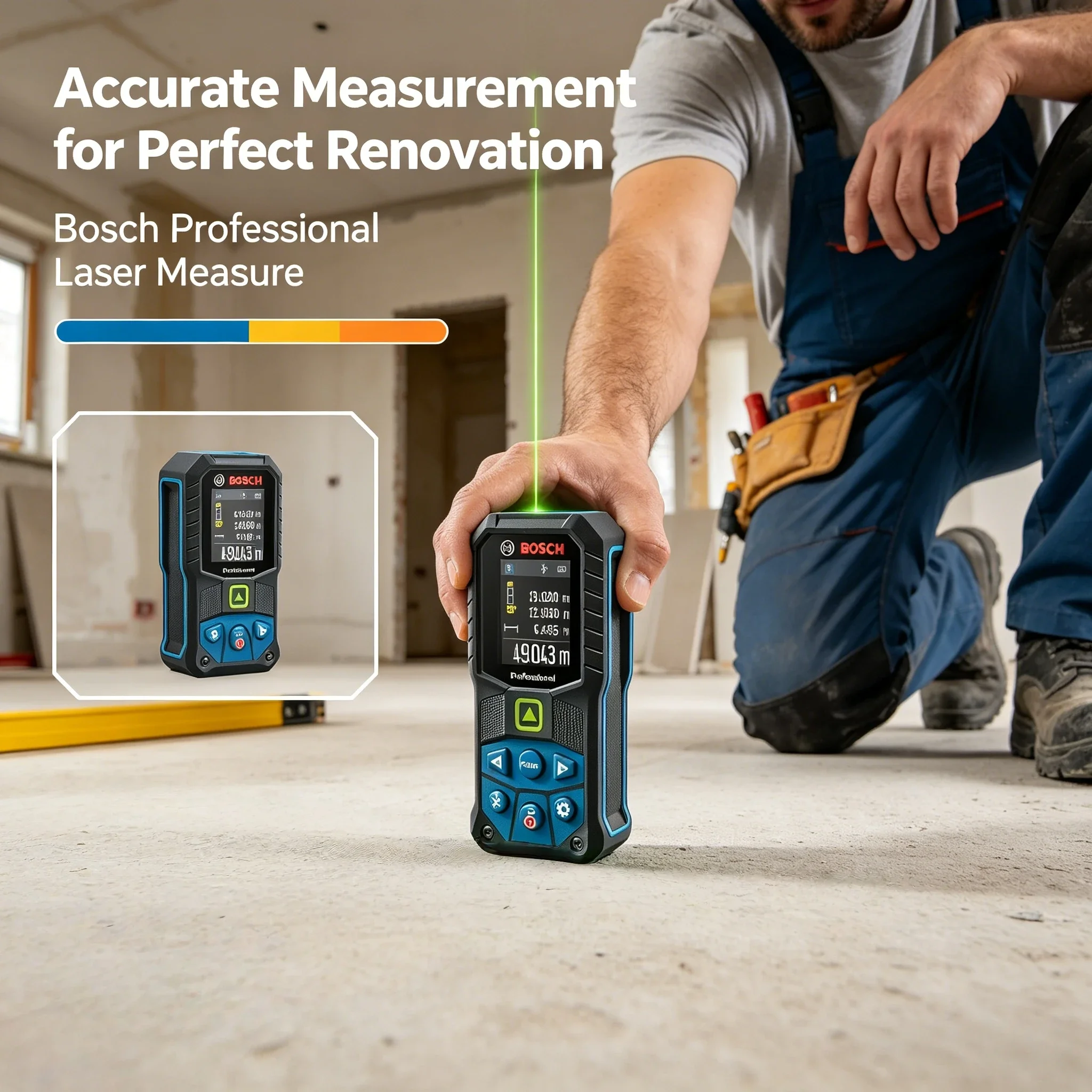 Bosch GLM 50-27 CG Green Laser - Laser Distance Measure ulasan dan harga