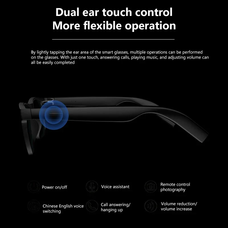 Lenovo AI Smart Glasses 8K Rem - Smart Glasses Ar ulasan dan harga