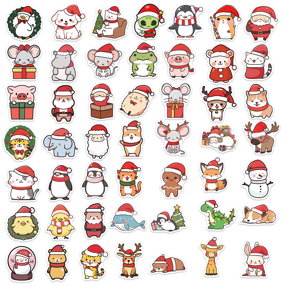 50pcs Xmas Celebration Decal P - Electronics Gadgets Store ulasan dan harga