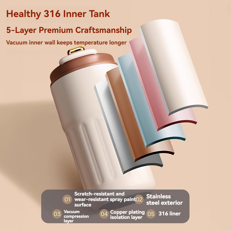 Stainless Steel Vacuum Cup Sma - Smart Water Bottle Tracker ulasan dan harga