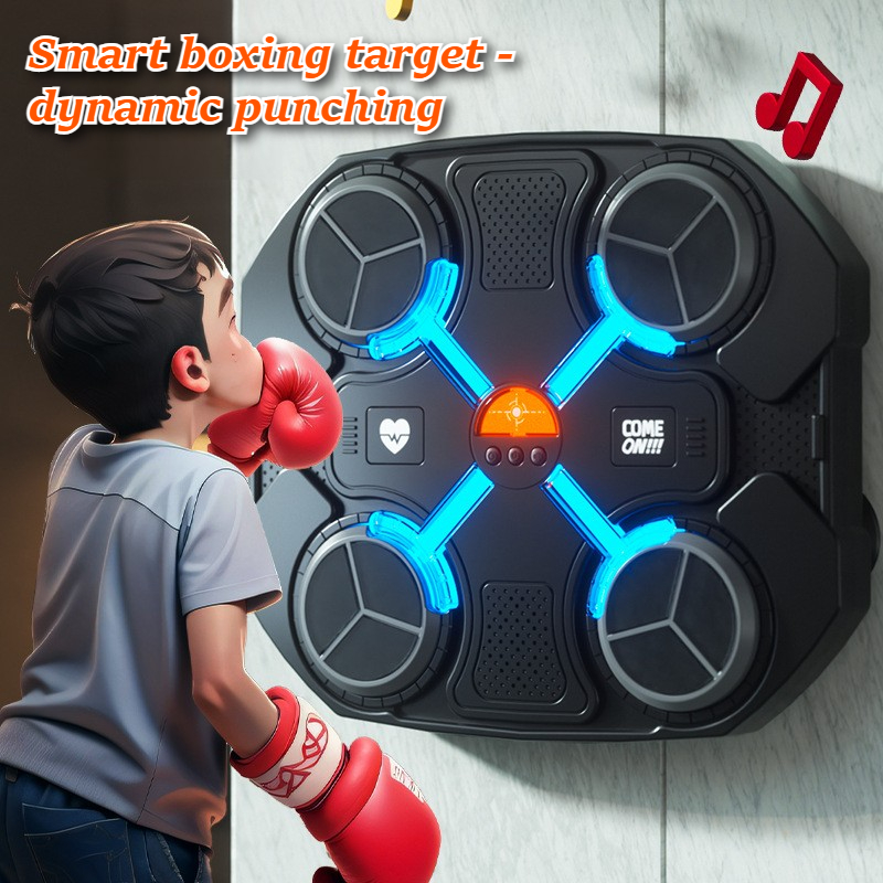 Smart Music Boxing Machine Wal - Led Gloves Music ulasan dan harga