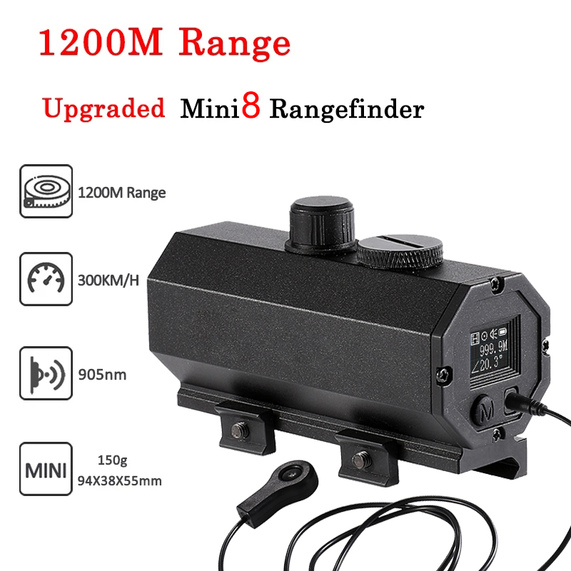 MINI8 Plug-in 1200m Ranging De - Laser Distance Measure ulasan dan harga