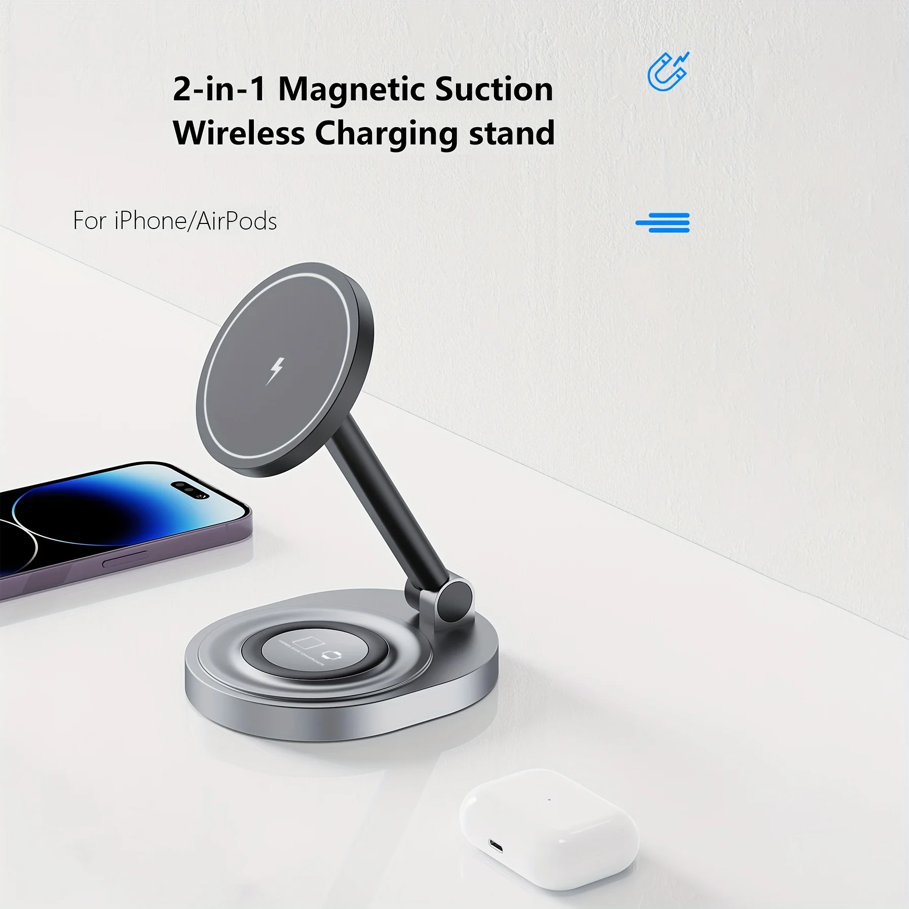 2 In 1 Magnetic Wireless Charg - Magnetic Charging Cable ulasan dan harga