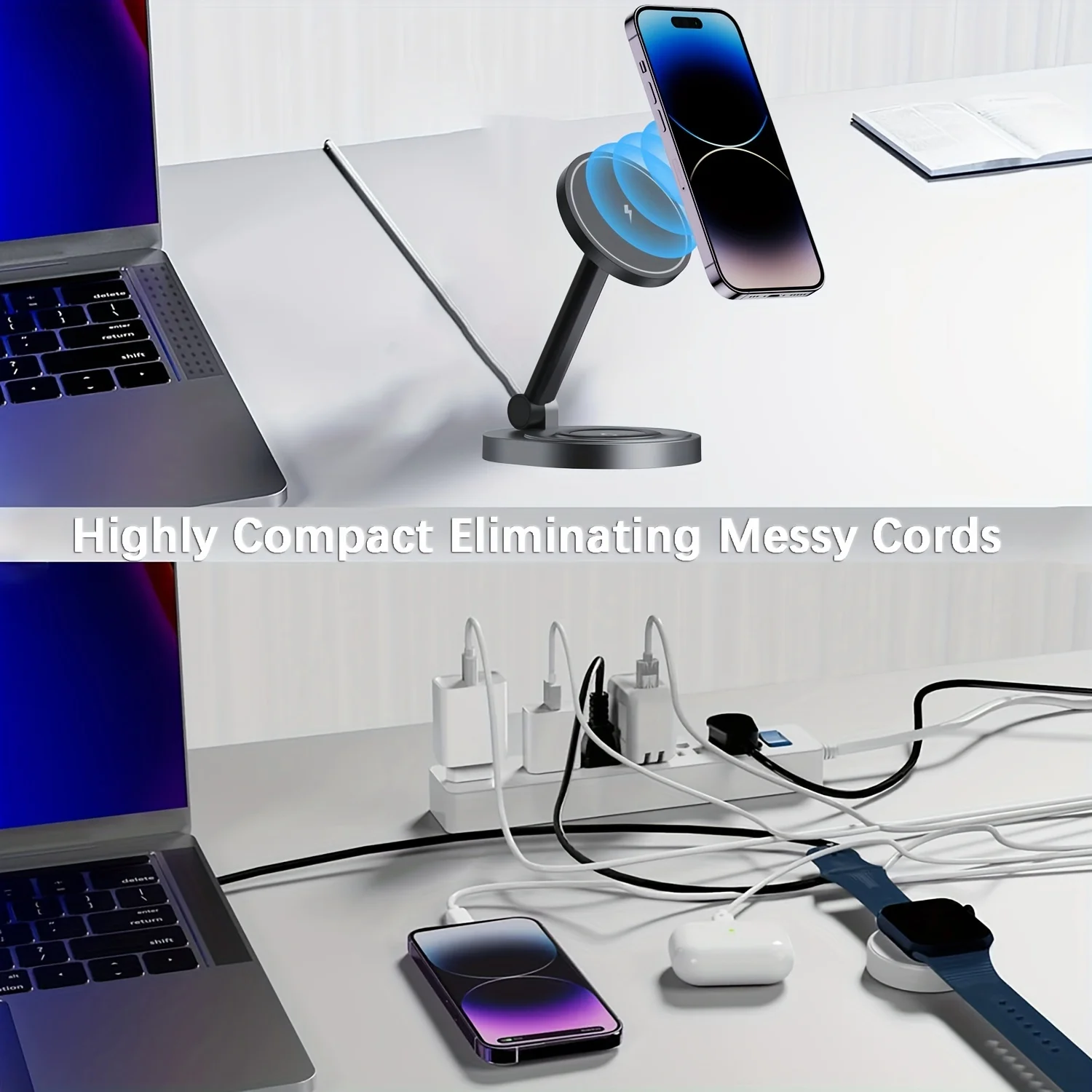 2 In 1 Magnetic Wireless Charg - Magnetic Charging Cable ulasan dan harga
