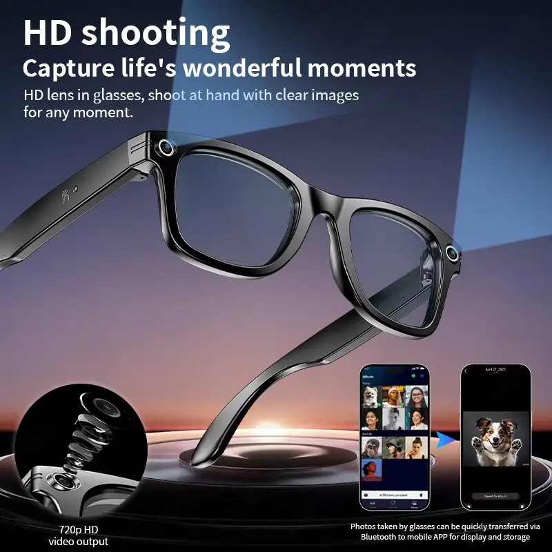AI Smart Glasses with 8MP Came - Smart Glasses Ar ulasan dan harga